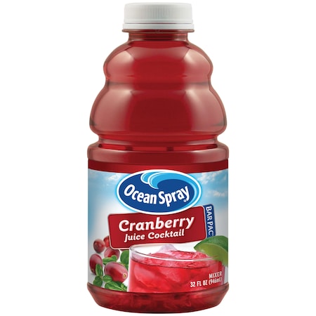 OCEAN SPRAY Ocean Spray Bar Pac Cranberry Juice Cocktail 32 oz., PK12 25900